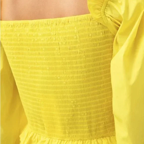 Tabitha smocked dress in Citron by Sea New York--Size 2. - Picture 4 of 7